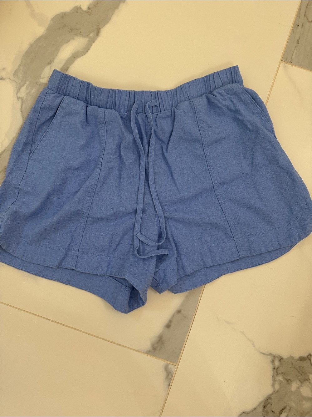 Blue linen matching set - Picture 3 of 6
